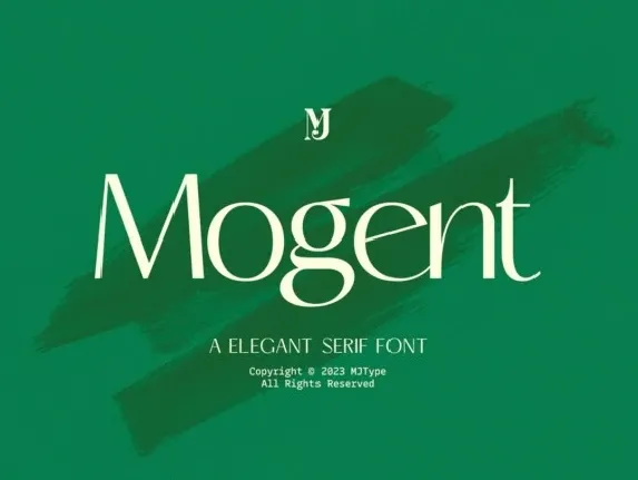 Mogent font