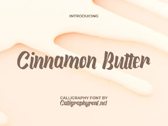 CinnamonbutterDemo font