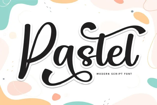 Pastel Script font