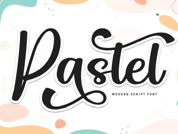 Pastel Script font