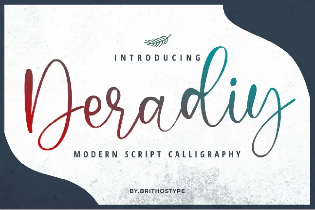 Deradiy font