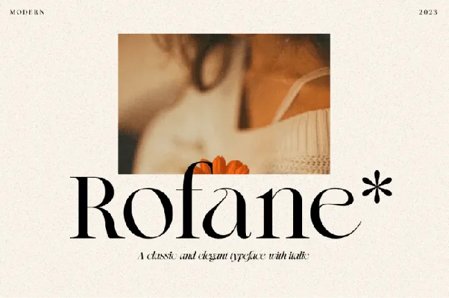 Rofane font