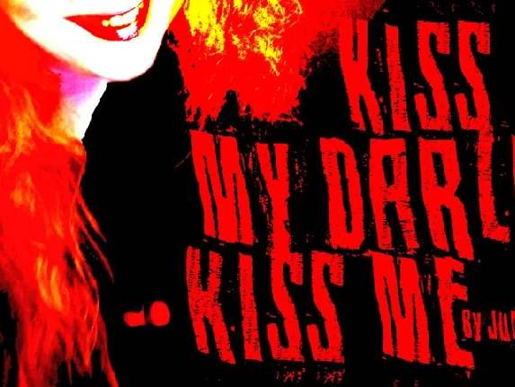 Kiss me my darling, kiss me font