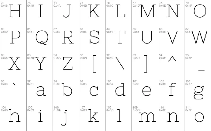 Nixie One font