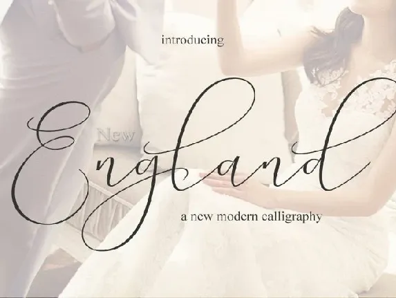 New England Script font