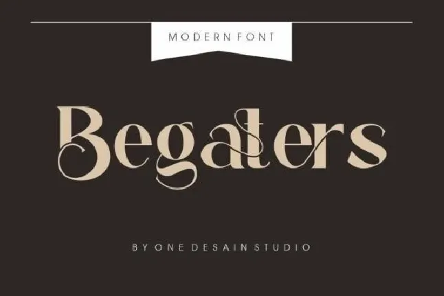 Begaters font