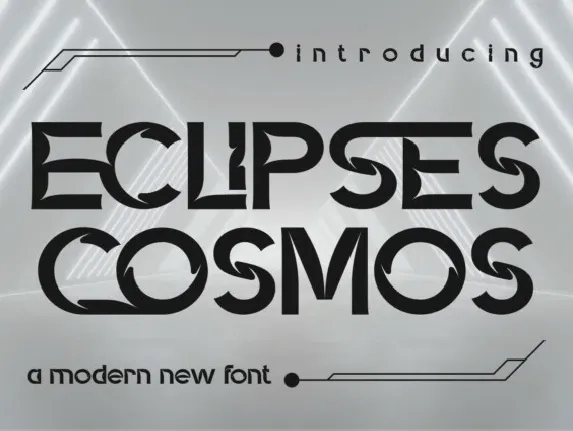 Eclipses Cosmos font