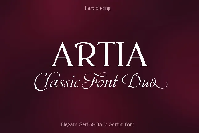 Artia font