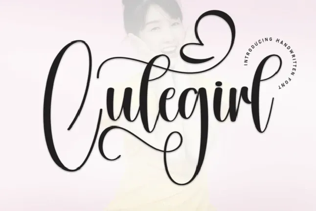 Cutegirl Script font