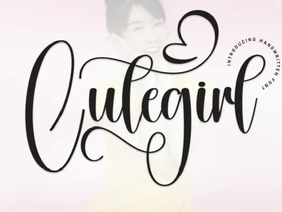 Cutegirl Script font