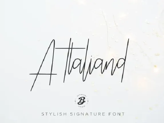 Attaliand Script font