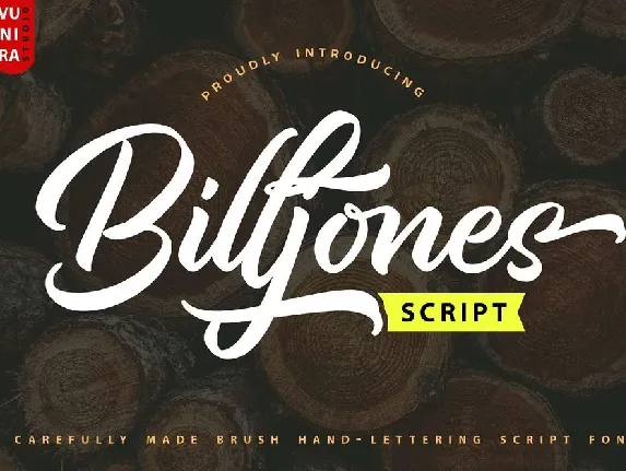 Billjones font