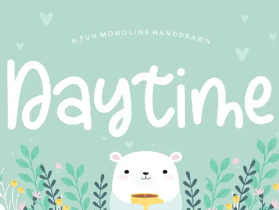 Daytime font