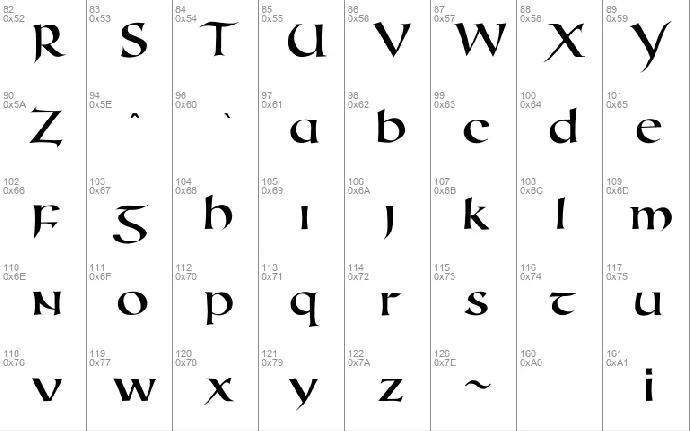 Roman Uncial Modern font