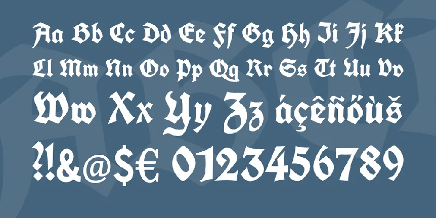 Koch Fette Deutsche Schrift UNZ1A font