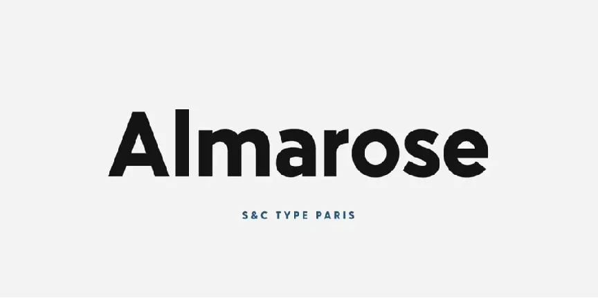 Almarose font