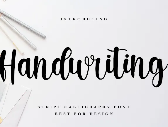 Handwriting font