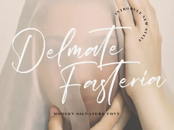 Delmate Fasteria font