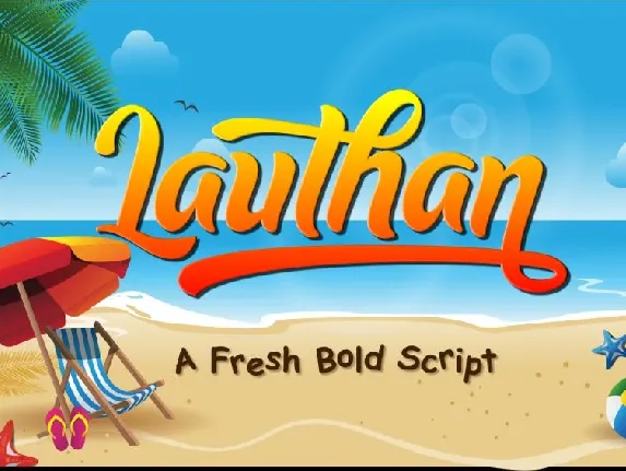 Lauthan Script font