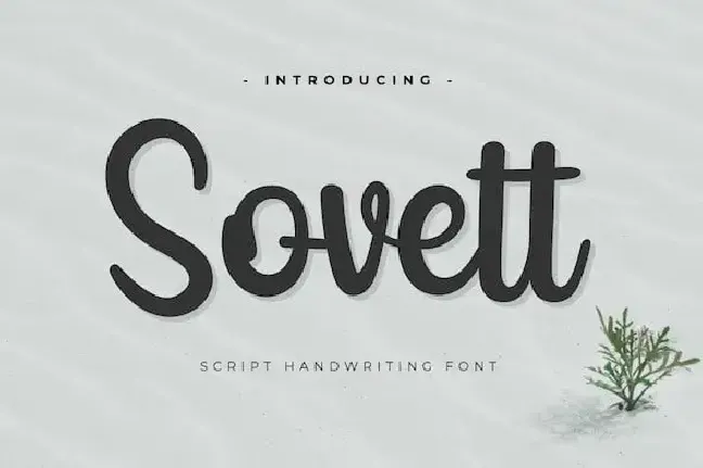 Sovett Script font