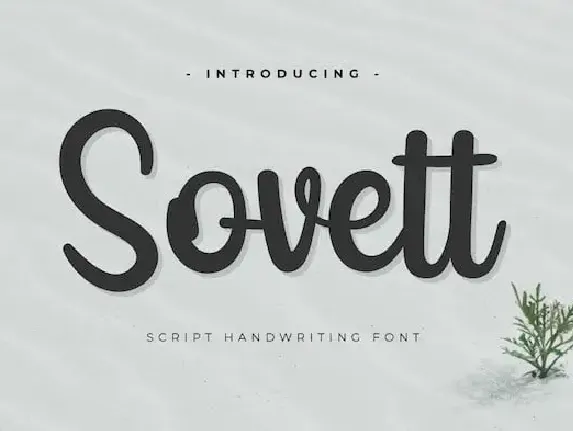 Sovett Script font