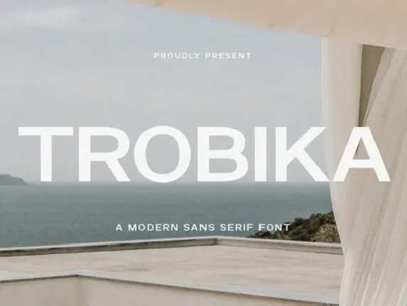 Trobika font