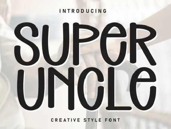 Super Uncle Display font