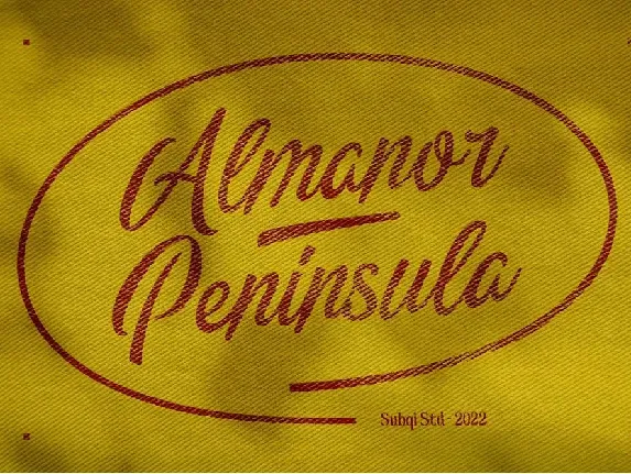 Almanor Peninsula font