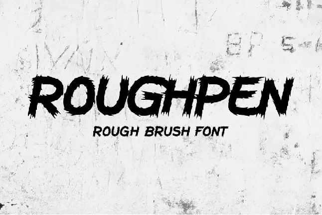 ROUGHPEN font