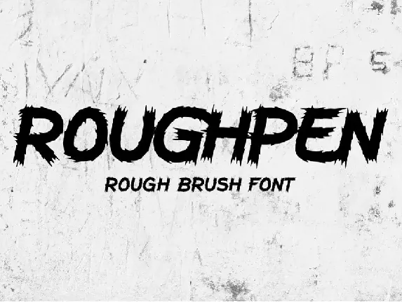 ROUGHPEN font