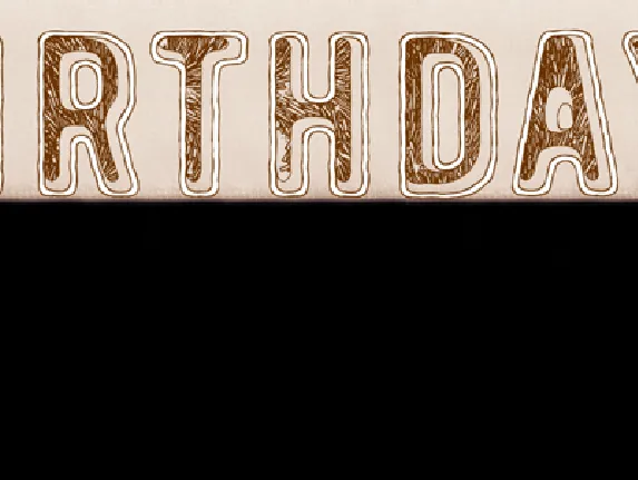 49 birthdays font