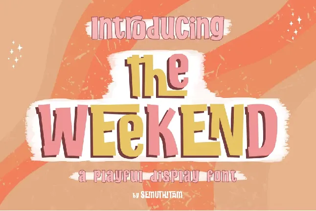 the Weekend font