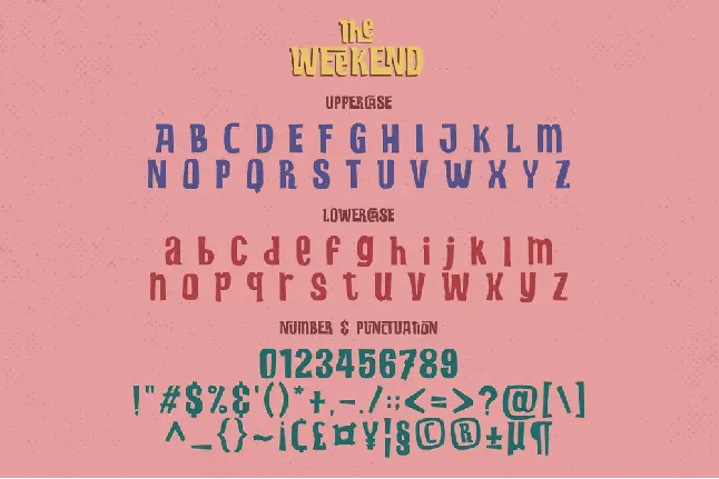 the Weekend font