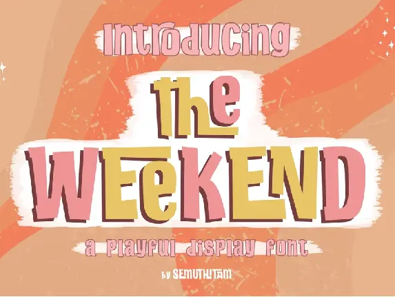 the Weekend font