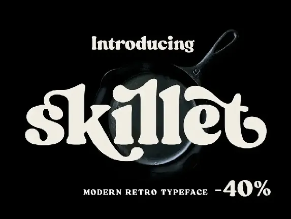 Skillet font