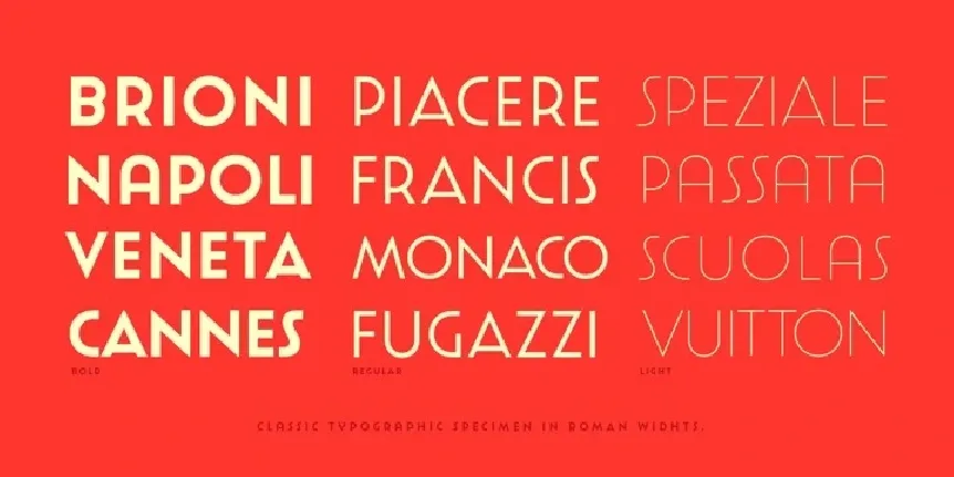 Uomo font