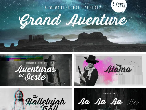 Grand Aventure Script font