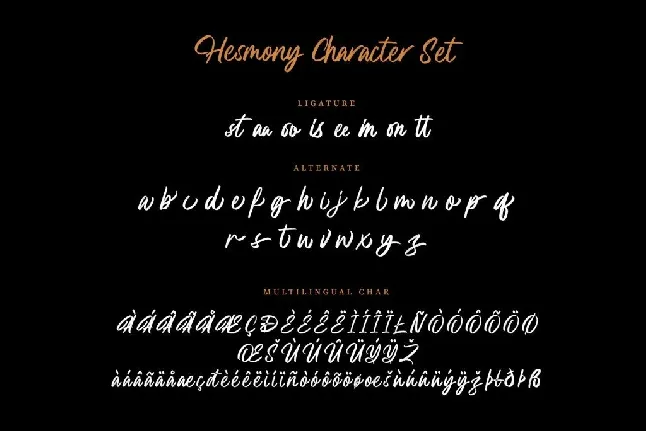 Hesmony font