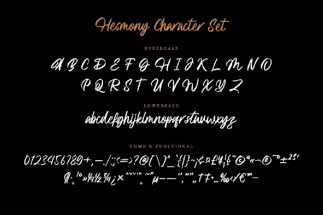 Hesmony font