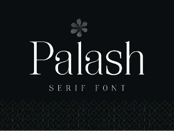 Palash font