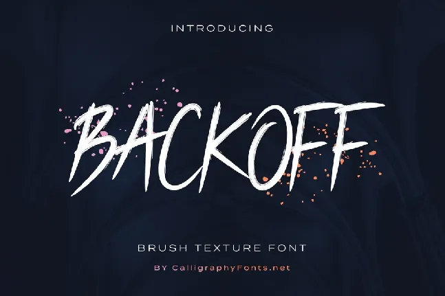 Backoff Demo font