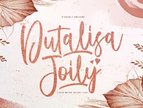 Dutalisa Joily font