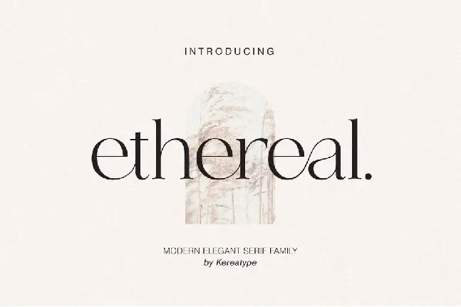 Ethereal font