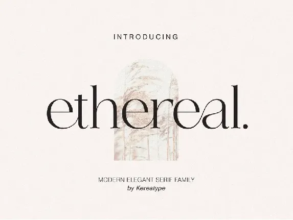 Ethereal font