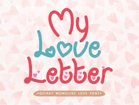 My Love Letter font