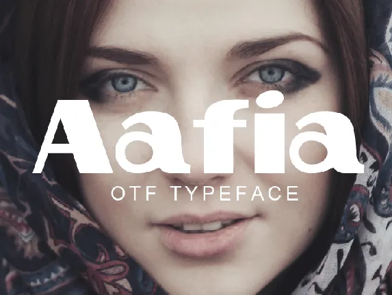 Aafia font