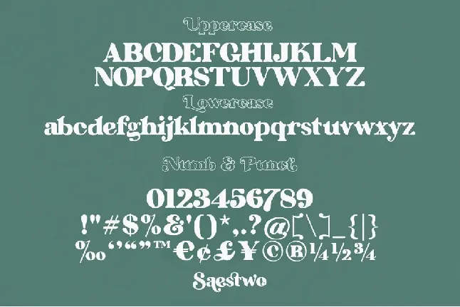 Saestwo font