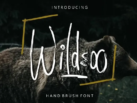 Wildeoo Hand Brush font