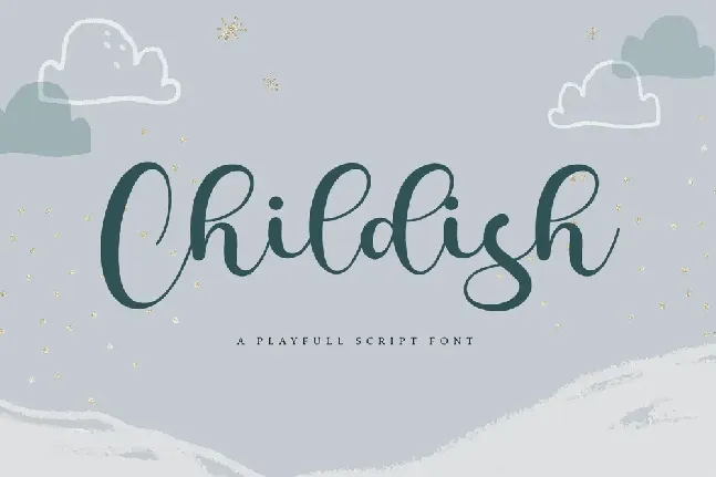 Childish font