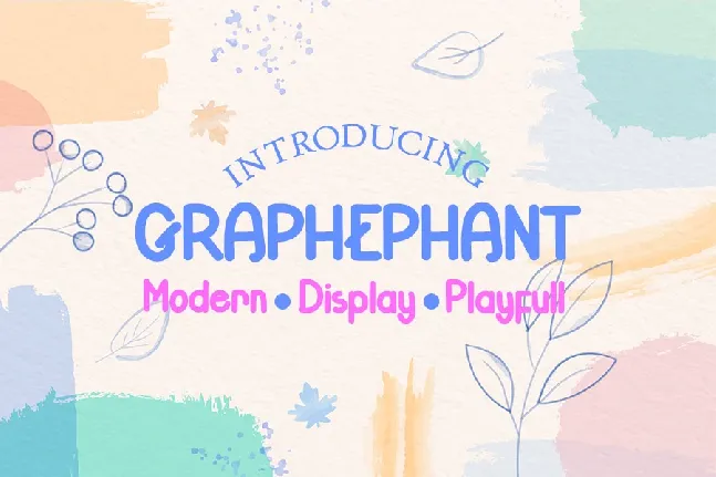 Grapephant font